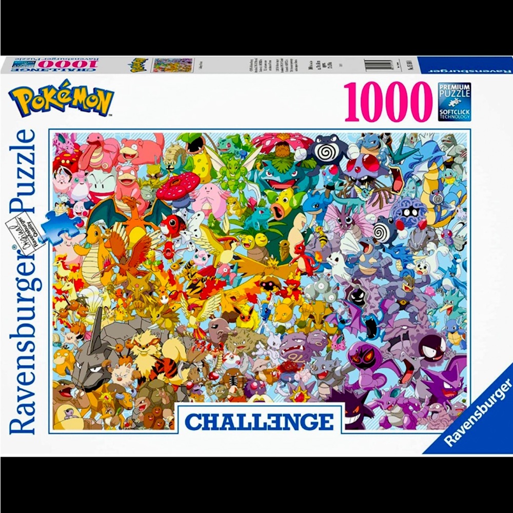 Ravensburger Pokémon 1000 Piece Challenge Jigsaw Puzzle for Adults and Kids